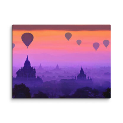 Mystical Balloons Over Bagan at Dawn - Image 4