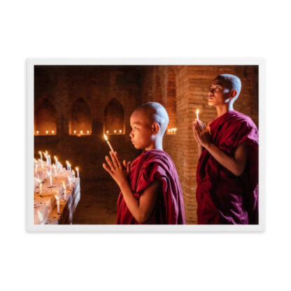 Sacred Light: Young Monks in Prayer